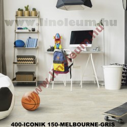 ICONIK 150 - Melbourne GREY Lakossági PVC padló