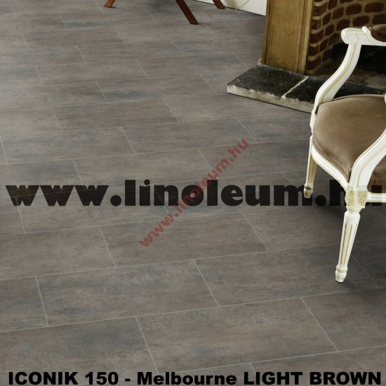 ICONIK 150 - Melbourne LIGHT BROWN Lakossági PVC padló