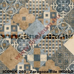 ICONIK 260 - Zaragoza Tile INDIGO lakossági PVC padló