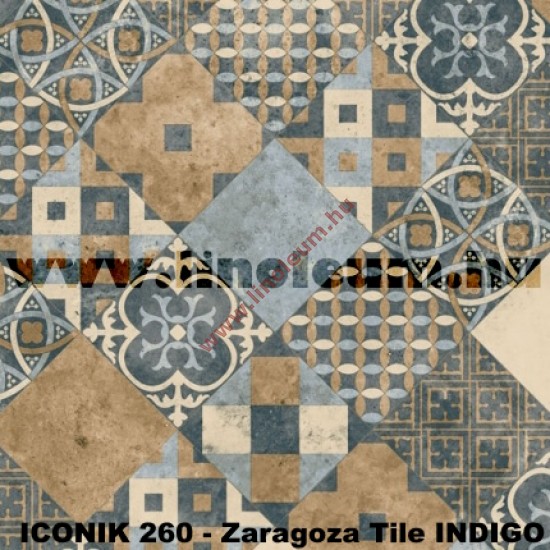 ICONIK 260 - Zaragoza Tile INDIGO