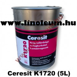 Ceresit K1720 (5kg) Nagy szilárdságú meleg burkolati oldószeres ragasztó