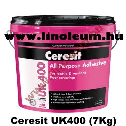 Ceresit UK 400 (7Kg) PVC padló és szőnyeg ragasztó
