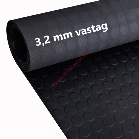 Gumiszőnyeg stoplis (metro) mintás kivitel 3,2 mm: gumi szőnyeg, csúszásgátló gumiszőnyeg