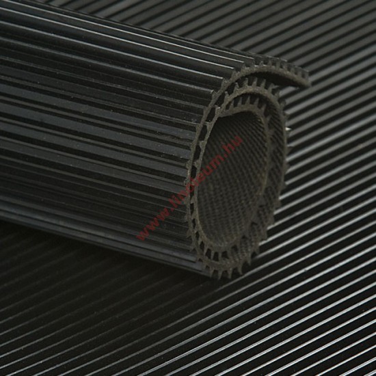Gumiszőnyeg sűrű bordás kivitel 3 mm: gumi szőnyeg, csúszásgátló gumiszőnyeg