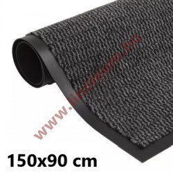 Lábtörlő szennyfogó szőnyeg 90 x 150 cm szürke