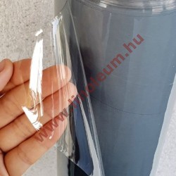Víztiszta PVC fólia 0,8 mm vastag